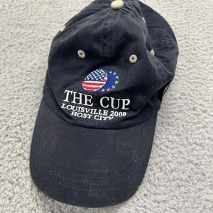 The Cup Hat Mens adjustable USA Europe Golf Padraig Harrington Paul Casey Signed